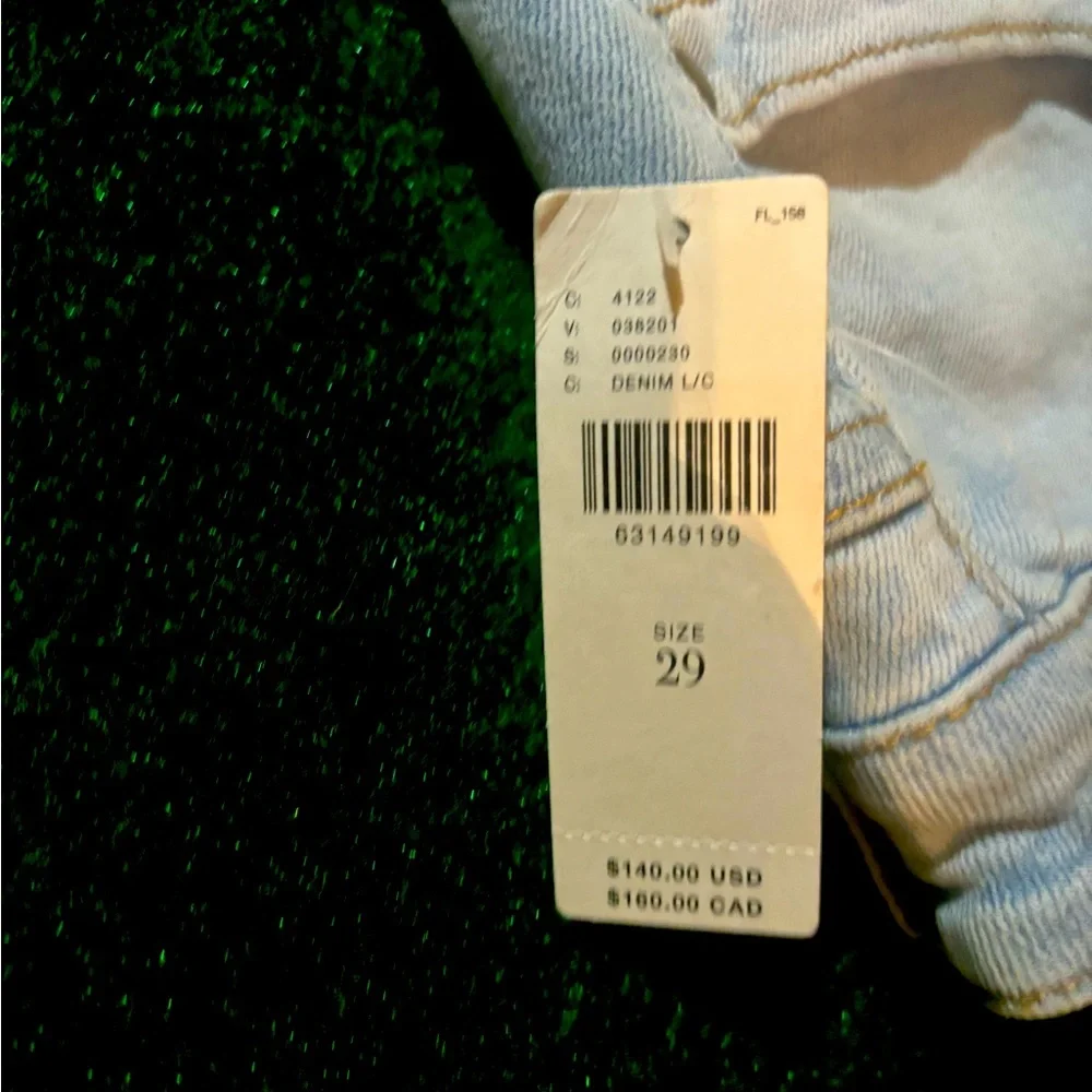 The Ettie High-Rise Crop Wide-Leg Jeans by Maeve - New with Tag - Light Denim - Picture 5 of 6